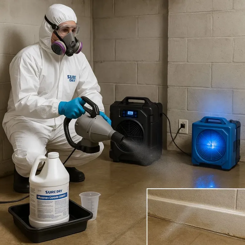 Sanitization and Odor Removal process in Clinton, OH