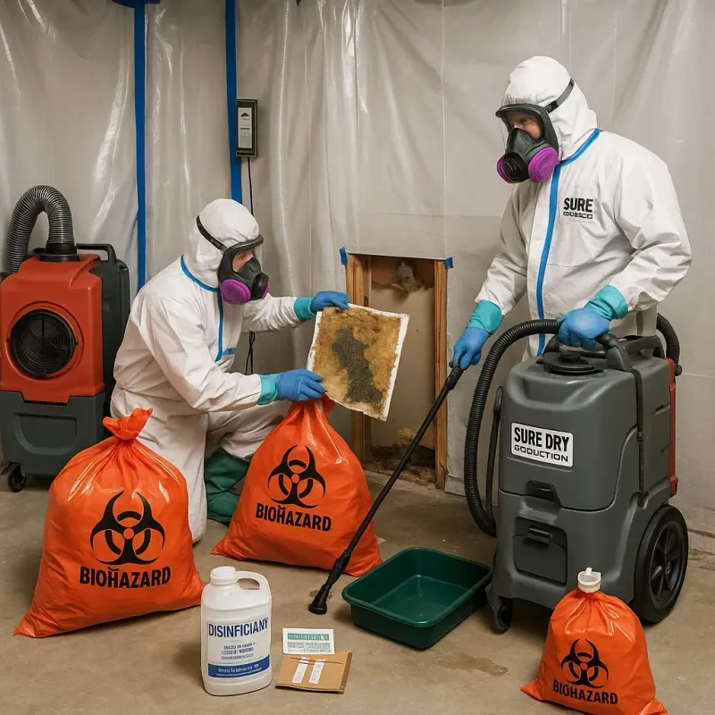 Contaminated Water Handling Protocols process in Clinton, OH