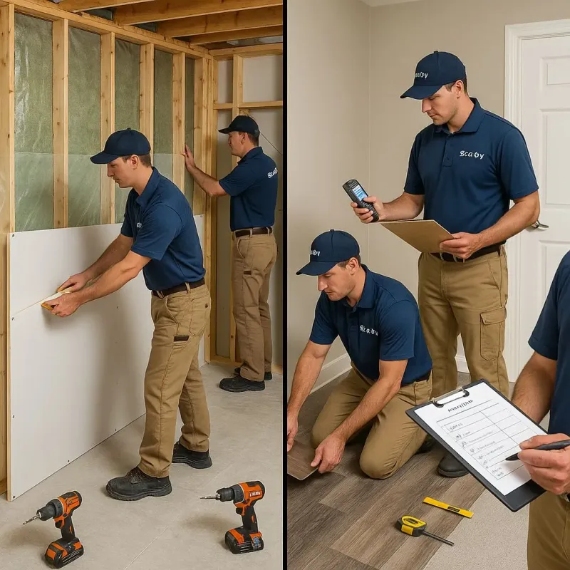 Repairs and Reconstruction process in Clinton, OH